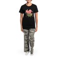 thumbnail image 4 of CafePress - Sloth Pajamas - Women's Short Sleeve Print T-Shirt and Pants Dark Cotton Pajama Set, 4 of 7