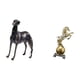 thumbnail image 5 of Estatua de perro de resina,Estatua de perro galgo de resina con forma de animal,Figura de escritorio,Estante de estatua de caballo para escritorio,oficina,decoración del hogar,Figura, 5 of 8