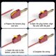 thumbnail image 4 of 10 unidades de conectores banana de 4 mm de alta corriente, conexión rápida, chapados en oro, 32 A, para pruebas eléctricas., 4 of 5
