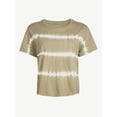 thumbnail image 5 of Free Assembly Women's Crop Box Tee with Short Sleeves, Sizes XS-XXXL, 5 of 7