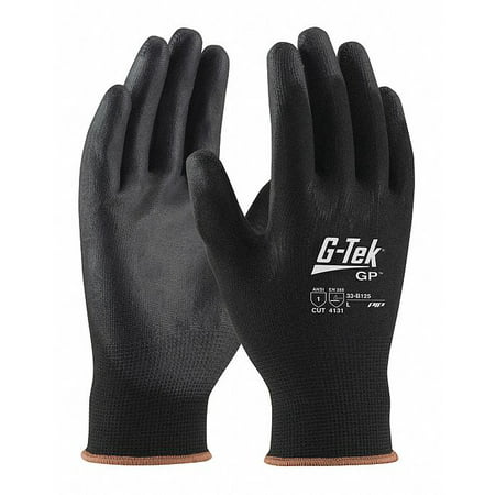 

Protective Industrial Products Gloves Black G-Tek Seamless Knit Nylon Blend Large