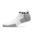 thumbnail image 2 of Fila Unisex 3-Pack Super Performance Drymax Low Cut with Tab Socks Tennis White, Small, 2 of 5