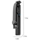 thumbnail image 4 of Trípode portátil para teléfono con palo selfie de aleación de aluminio extraíble de 42 pulgadas con obturador remoto inalámbrico y temporizador automático para trípode de teléfono inteligente iOS, 4 of 9