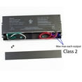 thumbnail image 3 of UL Listed 24v 192w LED Power Supply Driver Class 2 Multi Channel Output 96w x2 for LED Strip Under Cabinet Kitchen Tape Module, 3 of 4