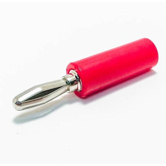 274-0043 - BANANA PLUG THROUGH HOLE STD RED INSULATED (5 pcs/pkg)