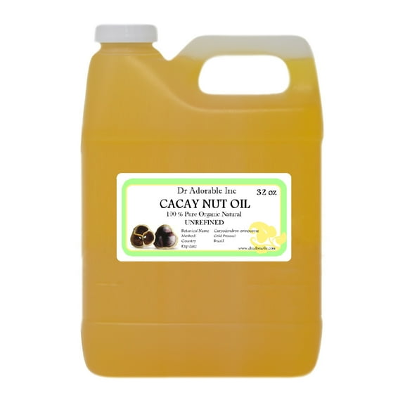 Dr Adorable - 32 oz - Cacay Nut Oil Unrefined - 100% Pure Organic Cold Pressed Natural