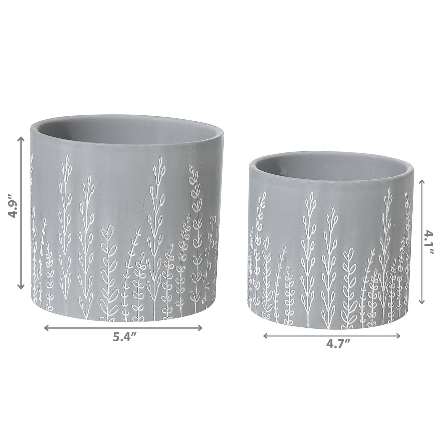 IH Casa Decor Planteurs Ronds En Céramique