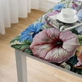 thumbnail image 5 of WYYP Flowers Butterfly Square Tablecloth Great for Home Kitchen/Parties/Holiday Dinner 100% Polyester Fiber 52*52, 5 of 8