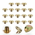 thumbnail image 2 of 18 unids Profesional Base redonda de tres orificios Tuercas de brida Muebles Fijación Tuercas de tornillo, 2 of 6