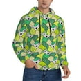 thumbnail image 2 of Daiia Cartoon Koala Bear and Leaf for Men's Fashion Hoodies & Sweatshirts with Kangaroo Pocket Hooded Sweatshirt Breathable & Moisture Wicking-Medium, 2 of 7
