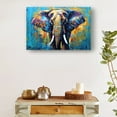 thumbnail image 5 of Elephant Canvas Wall Artwork for Bedroom Poster Prints Painting Hanging Giclee Artwork Contemporary Home Decor Kitchen Canvas Pictures, 5 of 6