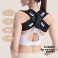 thumbnail image 4 of Cinturón corrector de postura, correa de realineación de hombros, para fitness, pecho, expansión de ancho de hombros, espalda, belleza, soporte para el pecho, 4 of 5