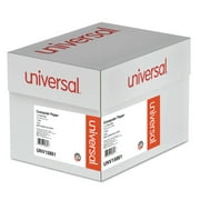 Universal Printout Paper, 1-Part, 18lb, 14.88 x 11, White/Blue Bar, 2, 600/Carton -UNV15861