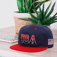 thumbnail image 4 of USA Embroidered Baseball Cap Unisex Hip Hop Hats Vintage Adjustable Snapback Hat Outdoor Sport Sun Caps for Men Women, 4 of 7
