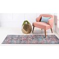 thumbnail image 3 of Unique Loom 3127609 2 ft. 7 in. x 10 ft. Tidaholm Aurora Runner Rug, Gray, 3 of 5