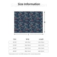 thumbnail image 5 of Gaeub Leaves Snowflakes Printed Flannel Throw Blanket,Plush Throw,Fuzzy Bed Blanket for Bedding Sofa and Travel,Decorative Blanket-40"x30", 5 of 6