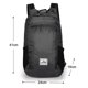 thumbnail image 5 of Mochila de Senderismo JAMW Ligera y Compacta para Camping Negro, 5 of 5