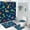 Blue1, variant on 4Pcs Kids Animal Shower Curtain Set with Non-Slip Rugs, Toilet Lid Cover and Bath Mat, Alphabet Educational Shower Curtain with 12 Hooks, Tropical Palm Fabric Bath Curtain for Bathroom