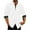 White, variant on AIEOTT Lightweight Long Sleeve Shirt Men Casual Button Down Shirts with Pockets Turn Down Collar Shirt Breathable Cotton Shirts