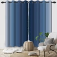 thumbnail image 5 of Nanqianyi Blue Curtain for Bedroom/Living Room Blackout,Grommet Curtains Light Blocking Room Darkening Window Drapes 2 Panels,52"W x 63"L, 5 of 8