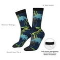Coaee Cartoon Dinosaur Socks, Stylish Sports MidTube Socks Breathable