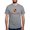 Heather Gray, variant on CafePress - Delta Chi Vertical Color Logo T Shirt - Mens Tri-blend T-Shirt