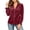 Wine, variant on Hxshgdsn Women's Open Front Lapel Cardigan, Long Sleeve Button Up Knit Sweater, Solid Color Casual Outerwear(Wine/XL)