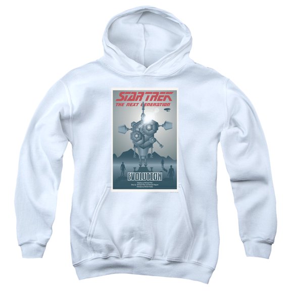 Star Trek - Tng Season 3 Episode 1 - Youth Hooded Sweatshirt - Medium