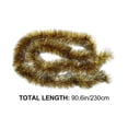 thumbnail image 3 of Jiyike 1Pc Christmas Tinsel Garland Wall Hanging Decoration Party Layout Shiny Prop, 3 of 10
