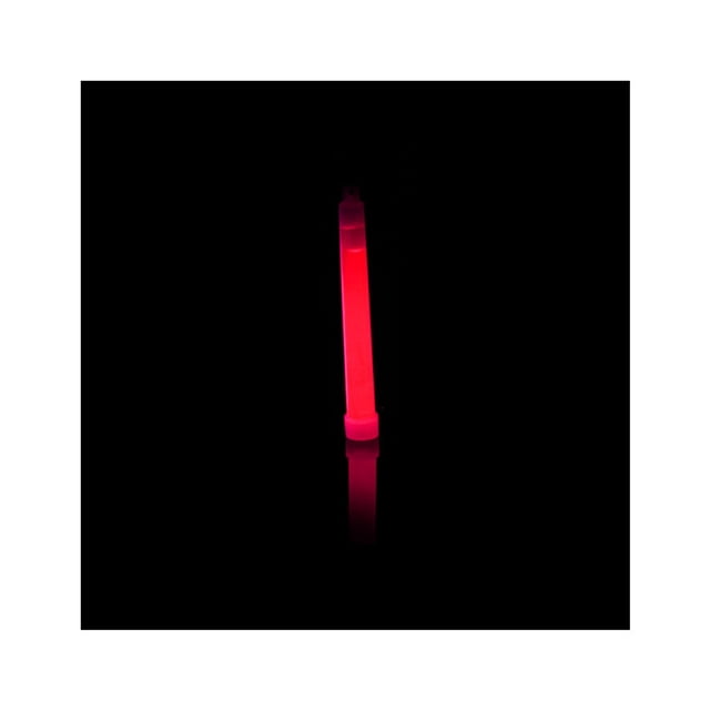 Electronicheart Glow Stick Portable Backpacking Luminous Sticks Decoration with Hanger Red 1Set