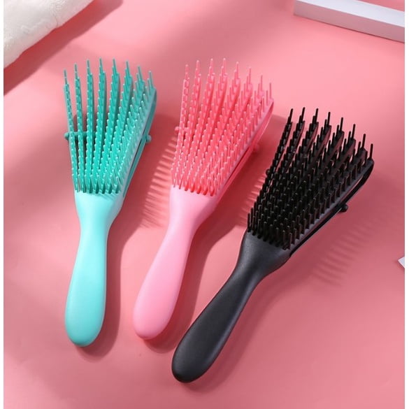Cepillo Pulpo Cabello Desenredante Rizos Lisos y Ondulados Peine Fitagem Deng Xun unisex