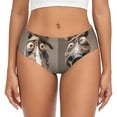thumbnail image 1 of Fotbe Funny Horse Faces Expressions Calzones Estampados para Mujer – Ropa Interior de Algodón, Cómoda, Suave y Elástica-Small, 1 of 6