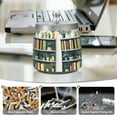 thumbnail image 6 of Yayeee Ashtray with Lid for Cigarette Smokeless Stainless Steel Home Ash Holder, White Shelf, 6 of 7