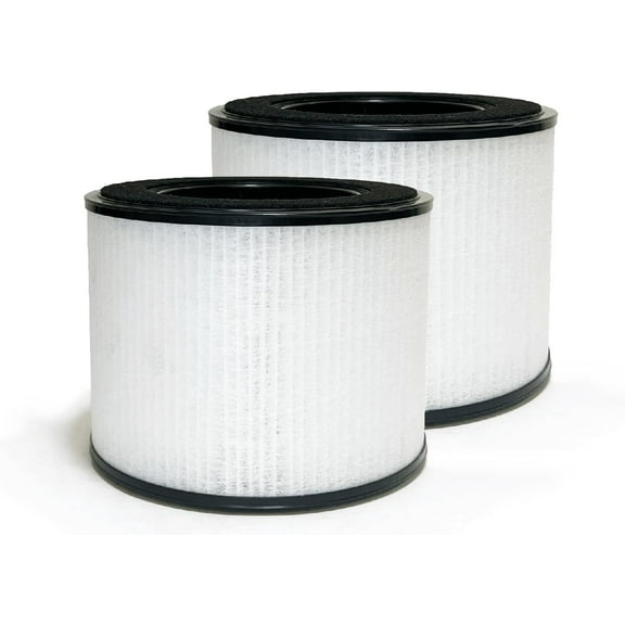 Nispira AS-FL206001-01 HEPA Replacement Filter for Clarifion AerClear Air Purifier AS-AC207701-01 , 2 Packs