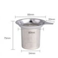 thumbnail image 7 of Reusable Stainless Steel Tea Strainer Teapot Tea Leaf Spice Filter, 7 of 7