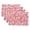 Pink Coral-14'' x 20" (Set of 4), variant on Cpcton Placemats Pink Cset Of 4-hand Block Printed Reversible Flower Scalloped & Embroidered Cloth Table Mats - 14 X 20 Inch Gift For Spring Mother's Day