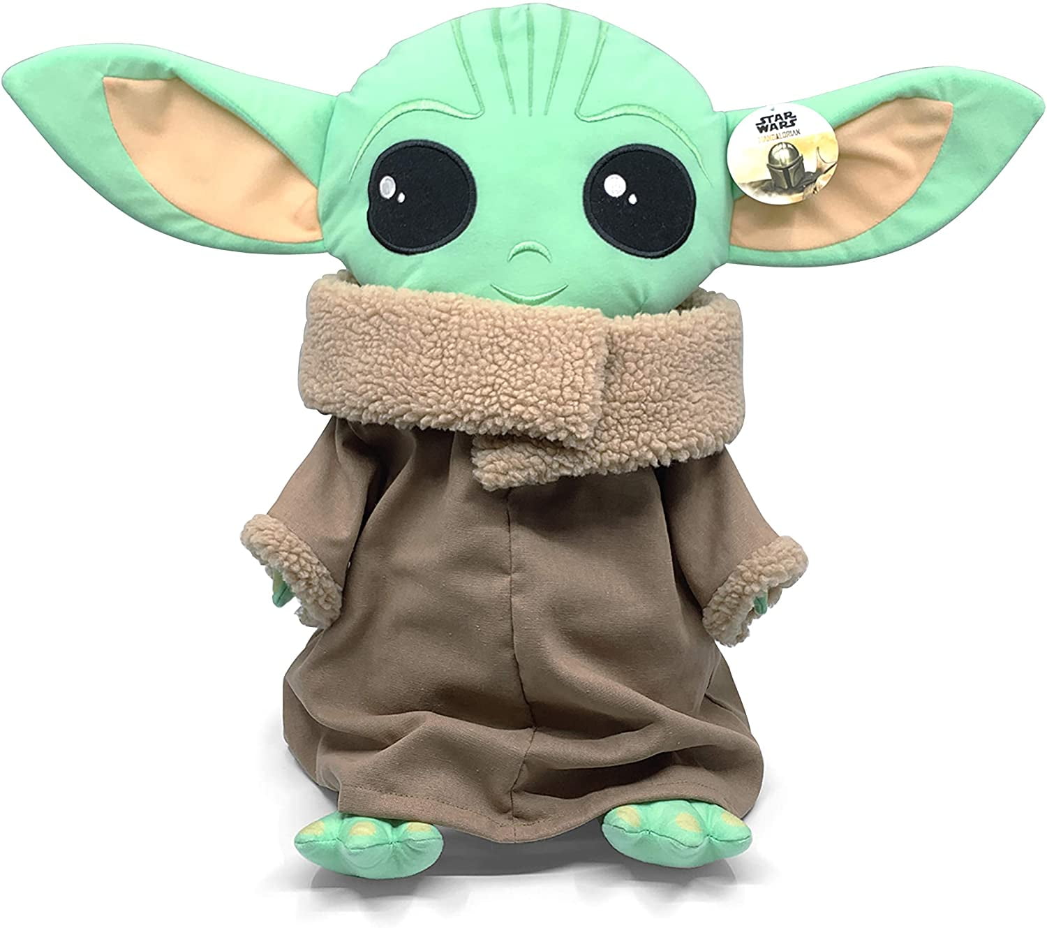 Star Wars The Mandalorian Stylized The Child Plush Stuffed Pillow Buddy Featuring Baby Yoda Super Soft Polyester Microfiber 16 Inch Official Star Wars Product By Visit The Jay Franco Store Walmart Com