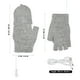 thumbnail image 3 of FELTECHELECTR 1 par de guantes cálidos USB, guantes eléctricos de invierno, mitones de punto para oficina en casa., 3 of 6