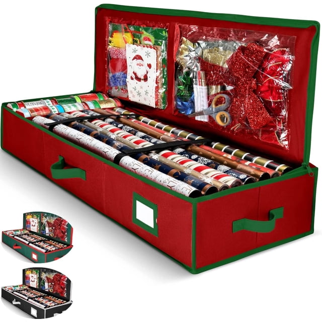 Organizador de papel de regalo Storage Homior Premium Red 40 x 15 x 100 cm