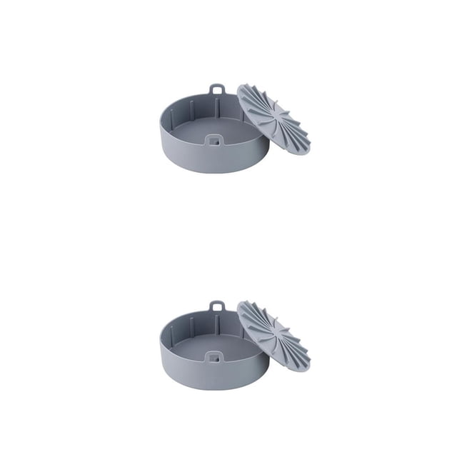 Naiovety Freidora de aire, olla de silicona resistente al calor, cesta para hornear, reutilizable, gruesa, lavable, herramienta para pollo frito, hogar Type1 NO1 Naiovety CBP221571