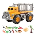 thumbnail image 1 of Camión de juguete de dinosaurio para niños, juguetes de dinosaurios para niños y niñas, juguetes de coches de dinosaurios Amarillo 12 piezas, 1 of 6