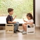 thumbnail image 4 of Banco para niños 3 Niveles Montessori. Banquito l Fabricado en Madera. Silla para niños Adaptable al Crecimiento. Taburete para NIÑOS. (Nural), 4 of 5