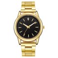 thumbnail image 1 of Relojes de lujo para mujer, relojes de pulsera de cuarzo minimalistas para pareja, reloj de acero inoxidable, reloj Neutral Unisex, nuevos, 1 of 5
