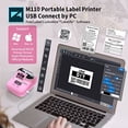 thumbnail image 5 of Impresora térmica Bluetooth Label Maker Phomemo M110 con cinta, 5 of 5