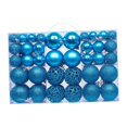 thumbnail image 2 of 100 adornos navideños en forma de bola para regalar en festivales, fiestas, bodas y hogares. Azul, 2 of 9