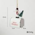 thumbnail image 2 of Rbaofujie Christmas Selection 3 Painted Iron Horse Mouth Mailbox Box Christmas Pendant Old Man Snowman Theme Add Festive Atmospheres, 2 of 4
