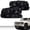 Smoky Lens Black Housing Clear Reflector, variant on Headlights, Fit For 99-02 Chevy Silverado Corner Headlight Bumper Lamp Left & Right Pair Set