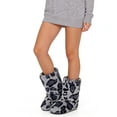 thumbnail image 3 of Women's Leopard Faux Fur Mid Calf Boots - Warm Plush Winter Boots Non-Slip Casual Snow Boots, 3 of 6
