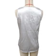 thumbnail image 6 of Aezemi Womens Satin Tank Tops, Criss Cross V Neck Casual Sleeveless Camisole Blouses, Hollow out Summer Fashion Tank Shirt, 6 of 8