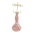 thumbnail image 1 of 小香风耳环戒指托佛牌展示架首饰架ob11娃娃收纳娃娃摆件-粉色-27*10厘米, 1 of 8